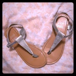 Silver sandals used a few times.